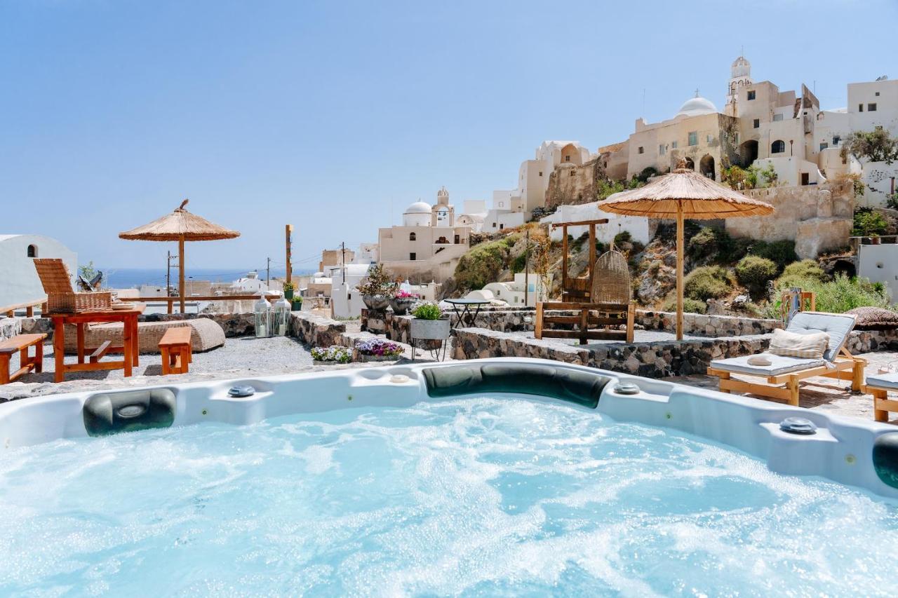 Rock Villas Complex - Private Luxe Top Retreat - Castle And Sea View Emporio (Santorini) Exterior foto