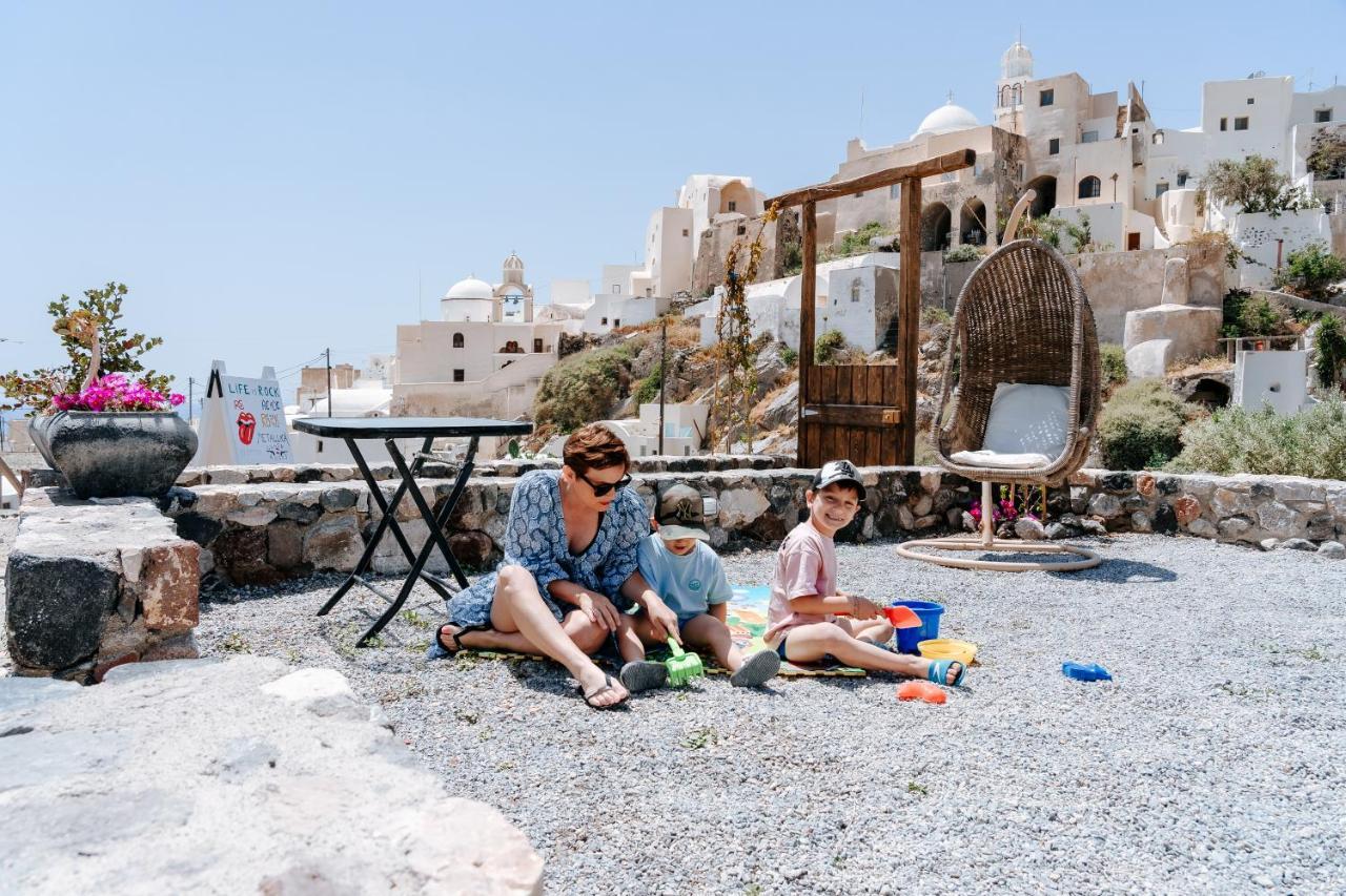 Rock Villas Complex - Private Luxe Top Retreat - Castle And Sea View Emporio (Santorini) Exterior foto